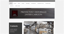 Desktop Screenshot of javiercabezon.com